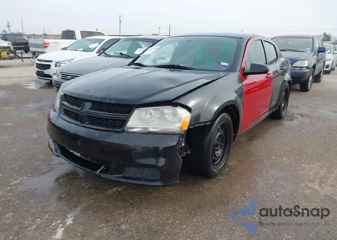 2014 Dodge Avenger Se from USA, damaged, VIN 1C3CDZAB0EN130476